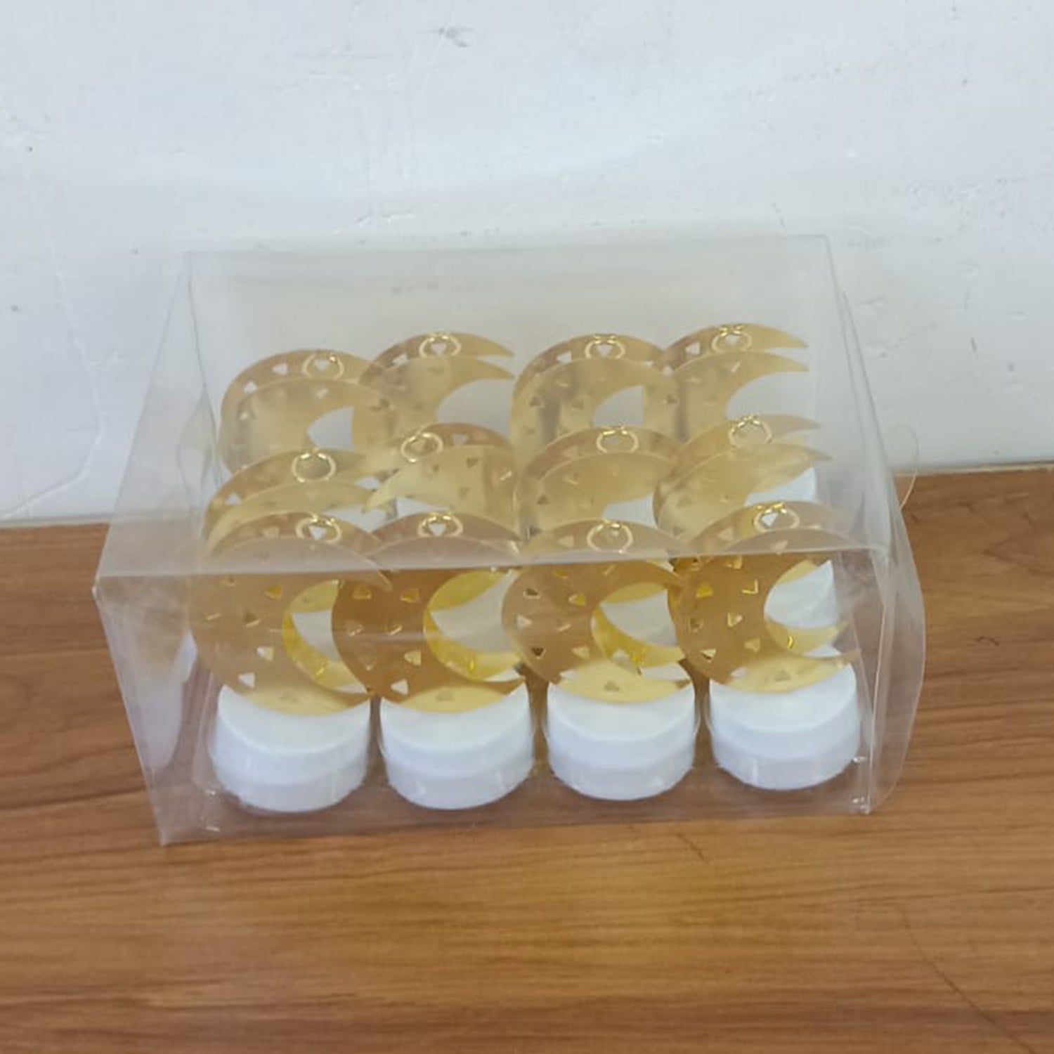 Decorative Moon Shaped Flameless LED Candles (12 Pc) Decorative Moon Shaped Flameless LED Candles (12 Pc)